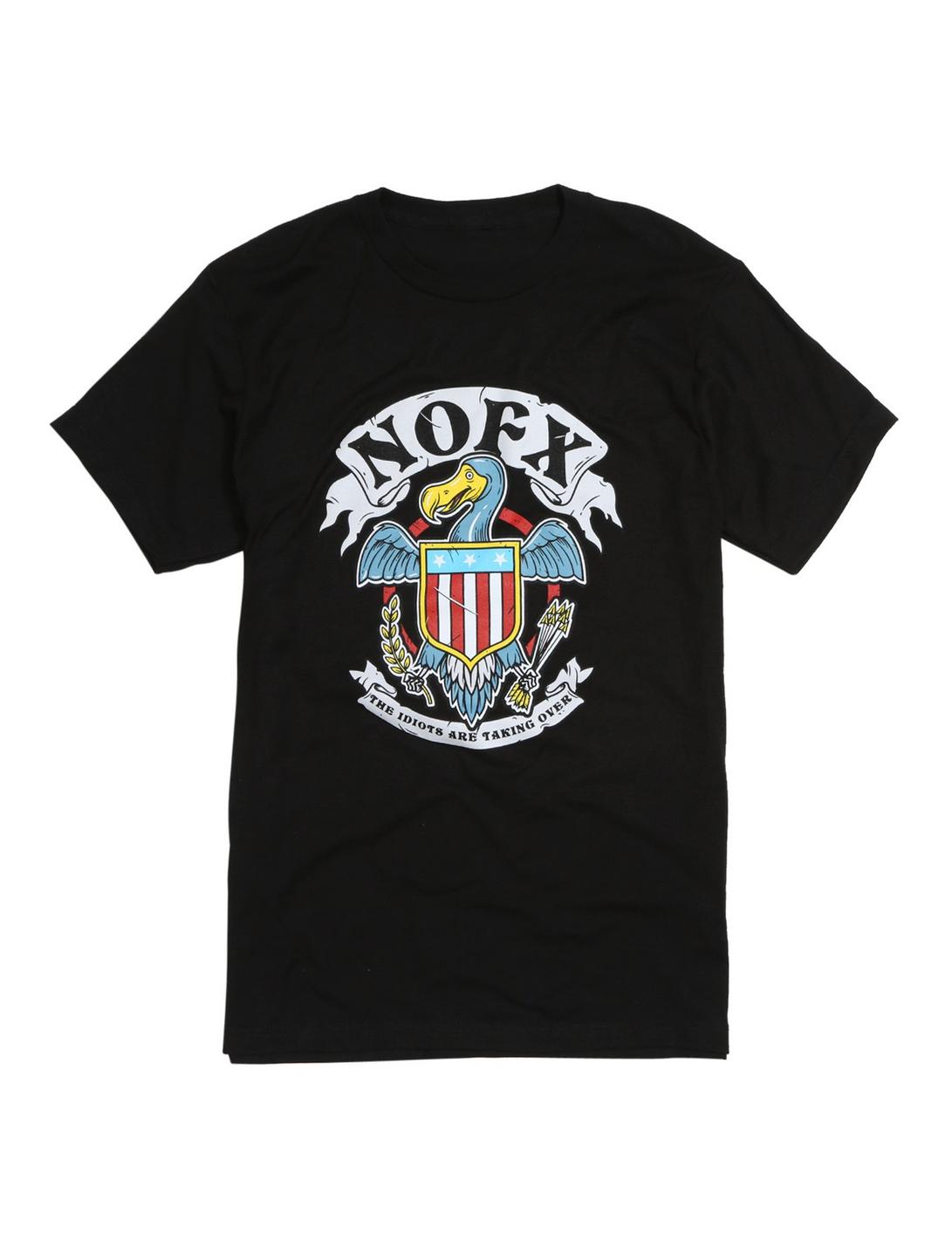 NOFX Idiots Dodo T-Shirt, BLACK, hi-res