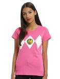 Mighty Morphin Power Rangers Pink Ranger Cosplay Girls Tee, , hi-res