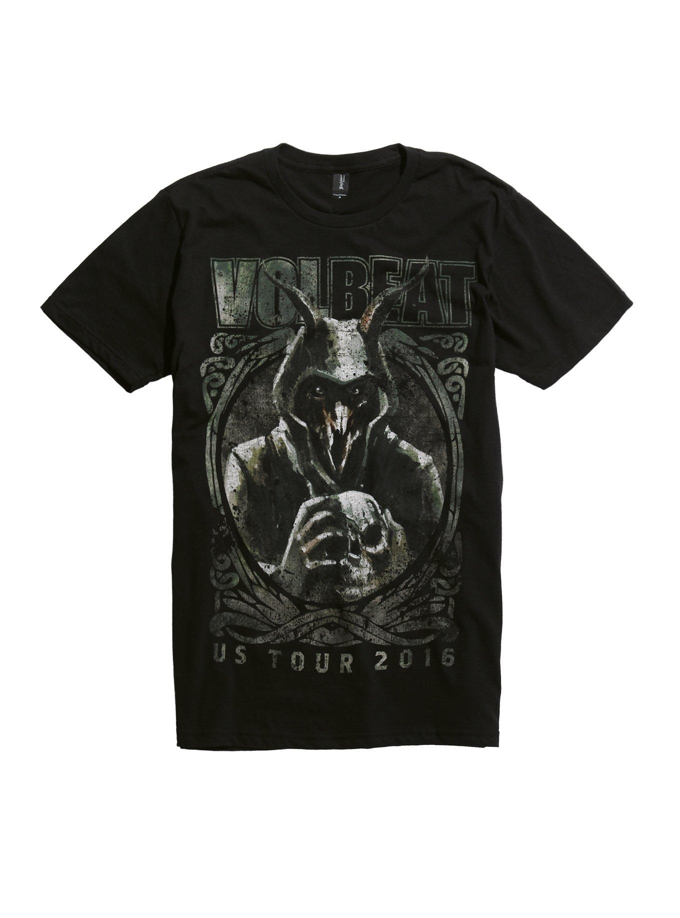 toetje Hoopvol hebben zich vergist Volbeat US Tour 2016 T-Shirt | Hot Topic