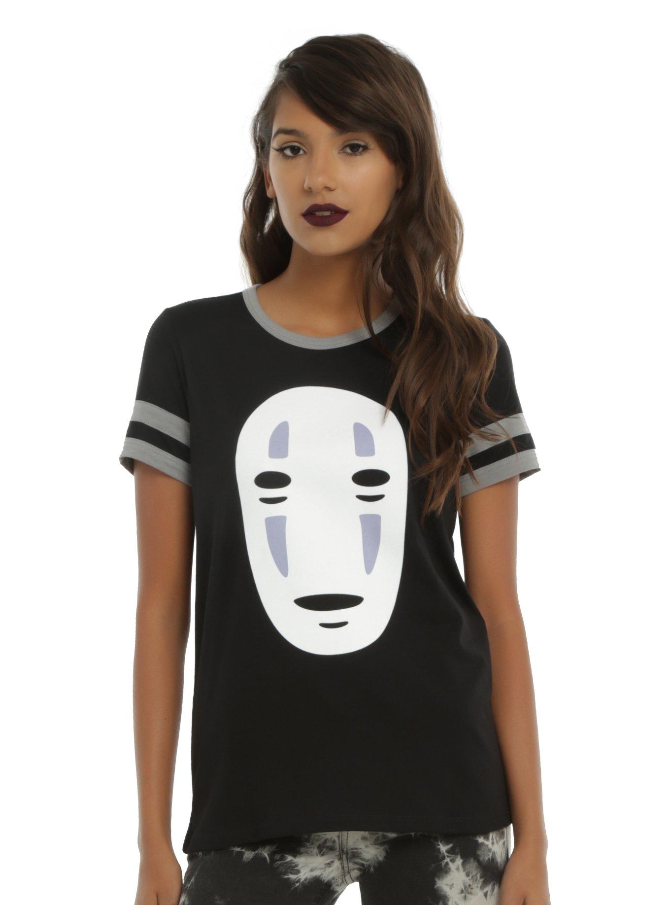 Her Universe Studio Ghibli Spirited Away No-Face Girls Athletic T-Shirt, BLACK, hi-res