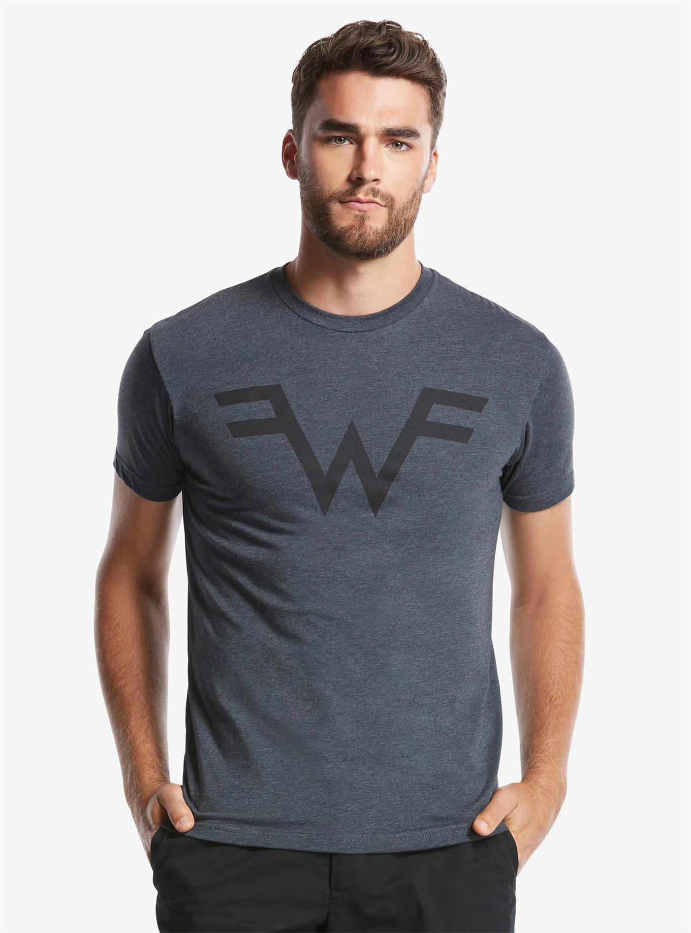 Weezer Logo T-Shirt, GREY, hi-res