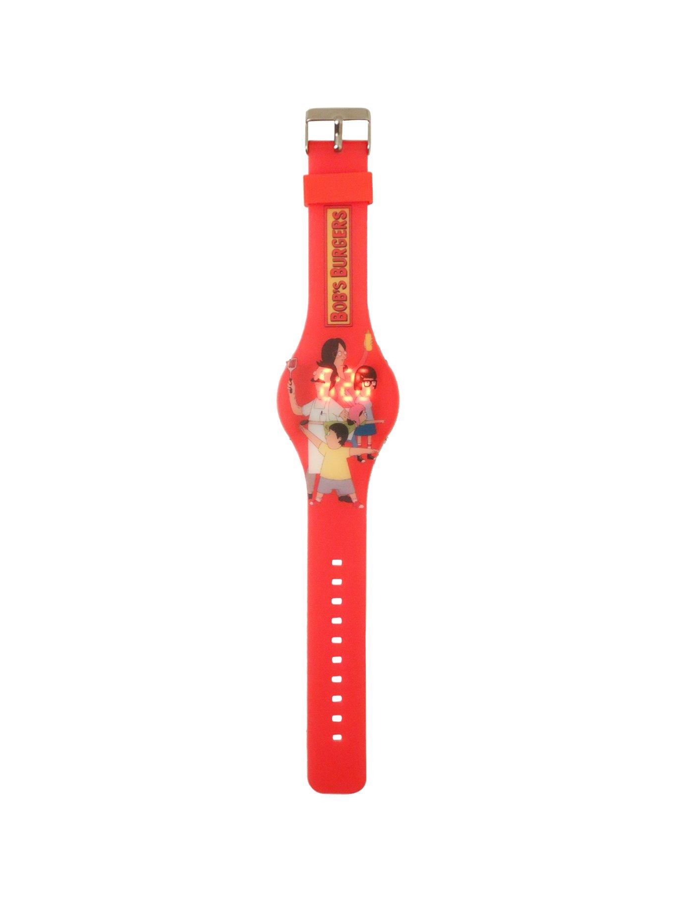 Bob's Burgers Belcher Family Rubber LED Watch, , hi-res