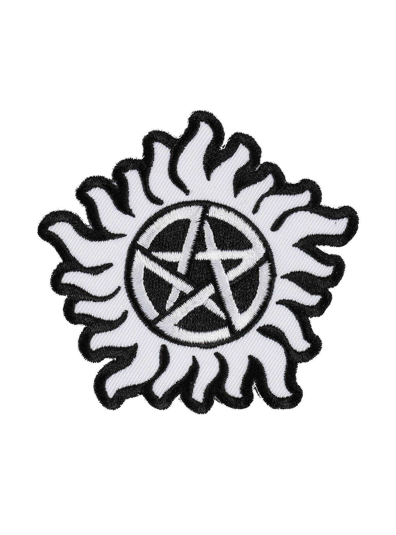 Supernatural Anti-Possession Symbol Iron-On Patch, , hi-res