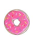 Pink Donut Patch, , hi-res