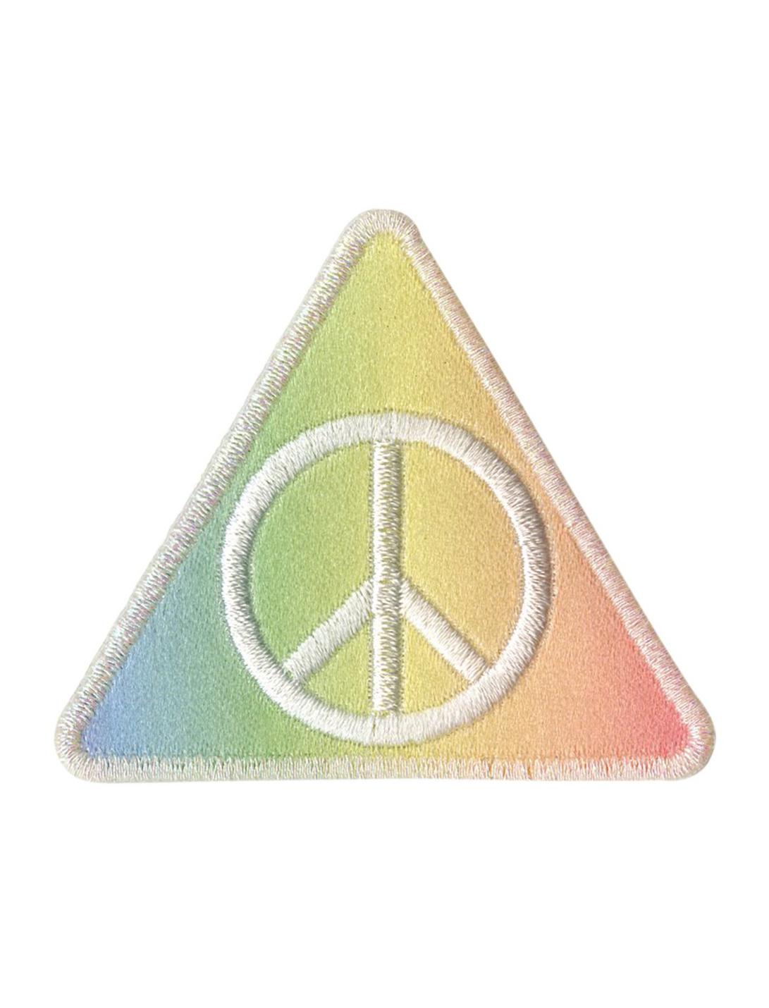 Triangle Tie Dye Peace Patch, , hi-res