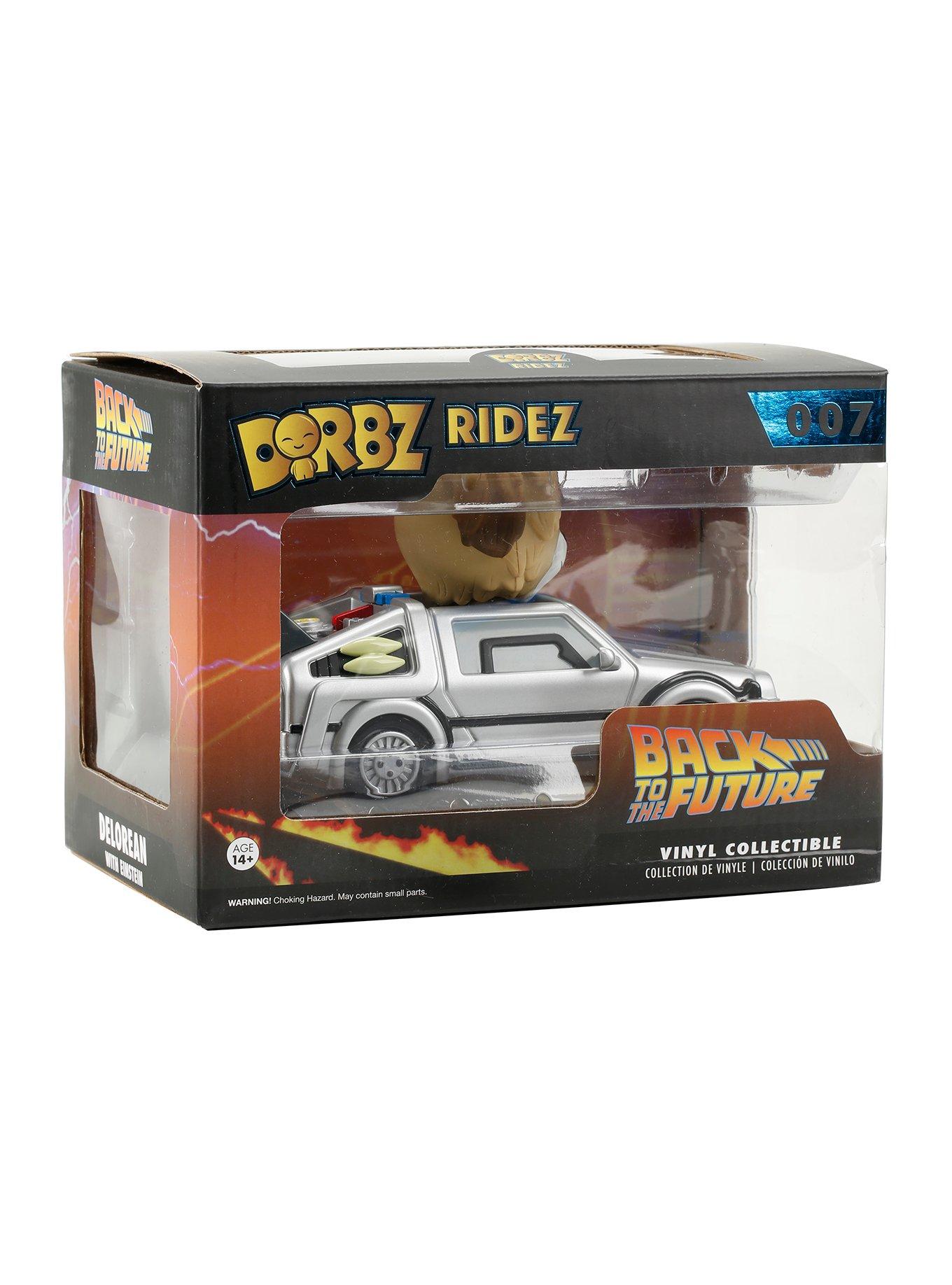 Funko Back To The Future Dorbz Ridez Delorean With Einstein Vinyl