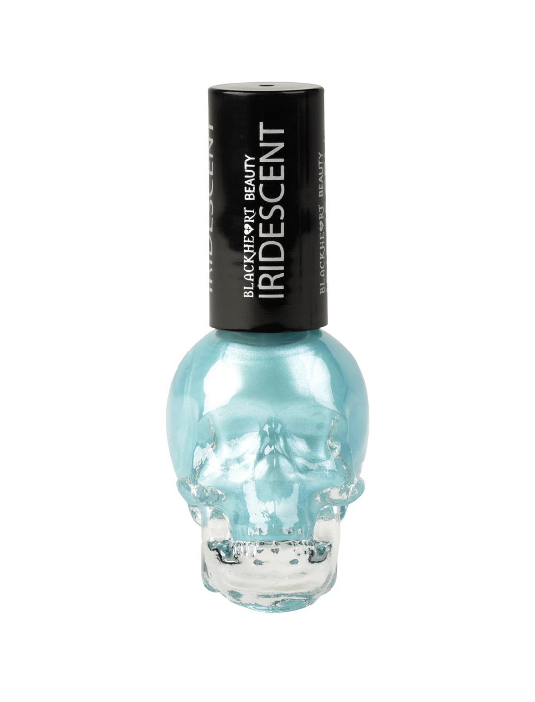 Blackheart Beauty Light Blue Iridescent Nail Polish | Hot Topic