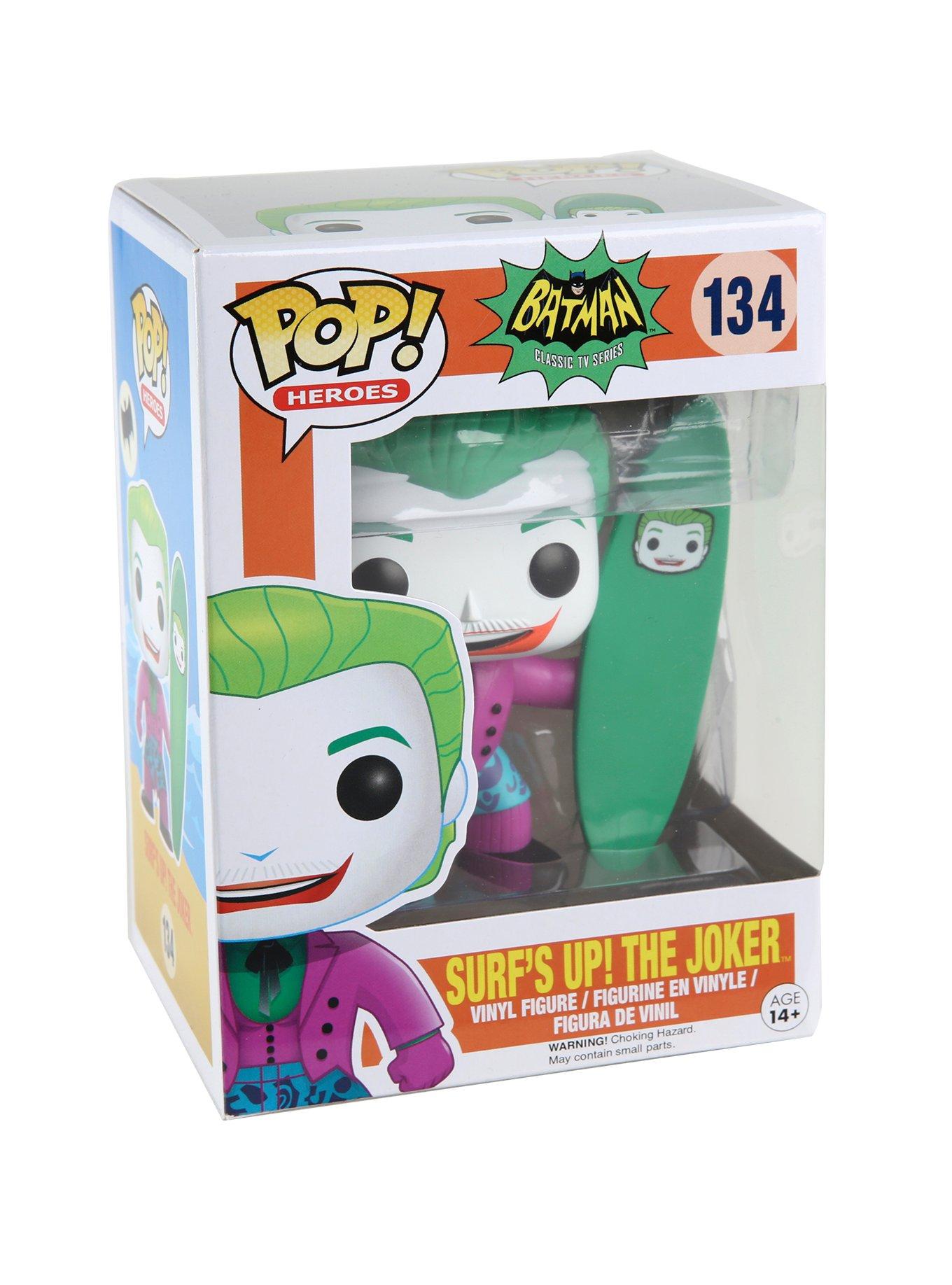 Funko DC Comics Batman Classic TV Series Pop Heroes Surf s Up The Joker Vinyl Figure Hot Topic