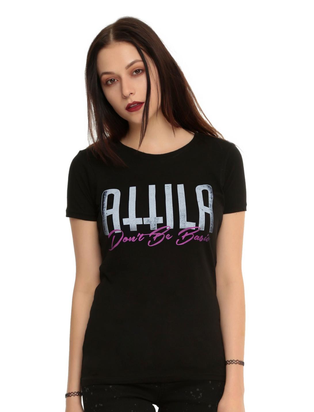 Attila Don't Be Basic Girls T-Shirt, BLACK, hi-res