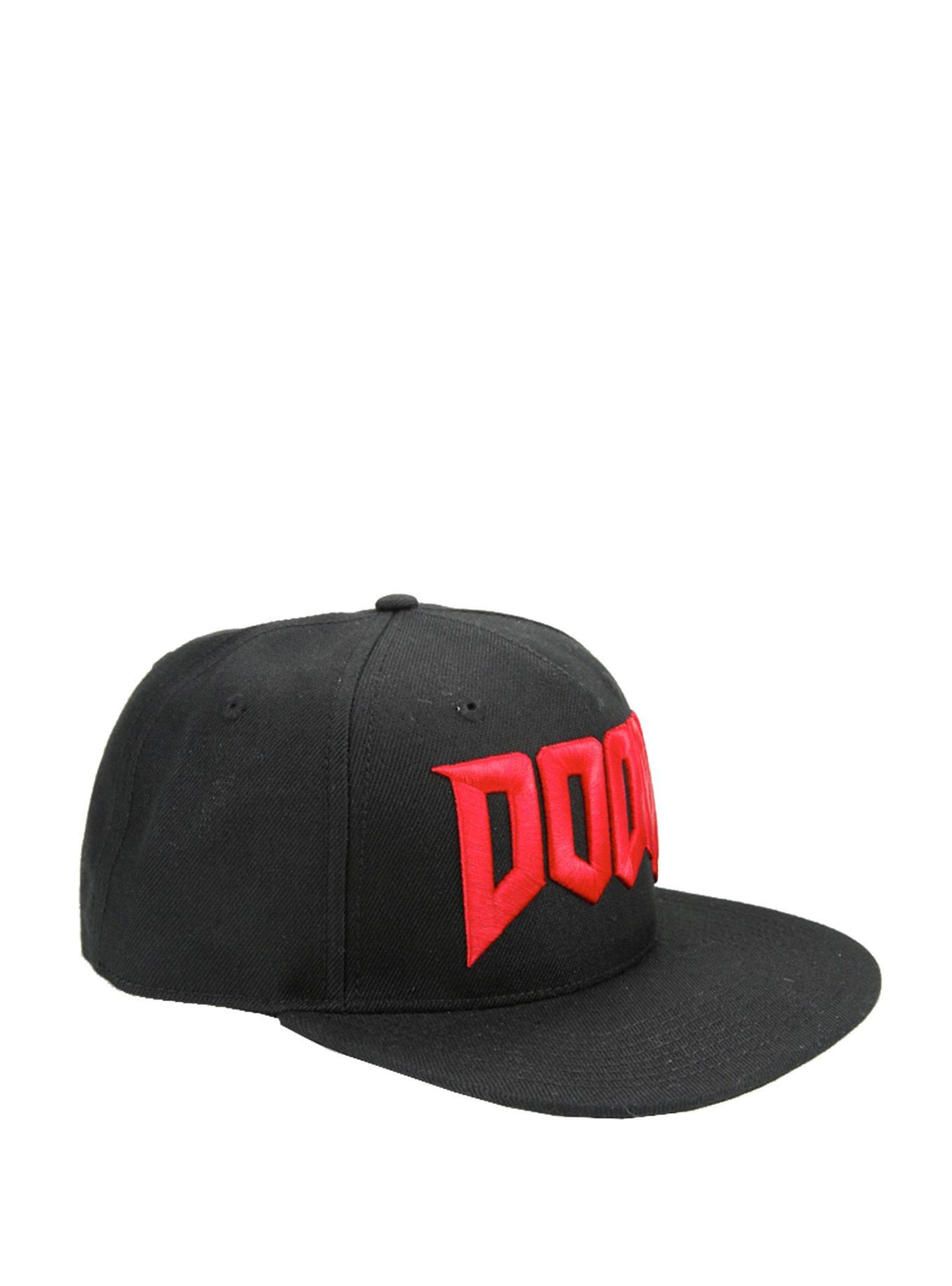 Doom Logo Snapback Hat, , hi-res