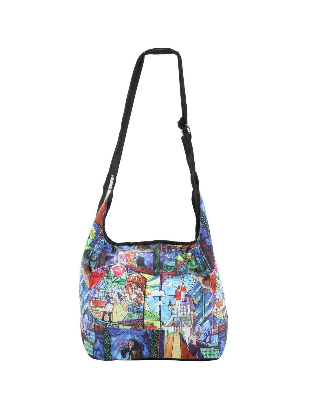 Disney Beauty And The Beast Stained Glass Hobo Bag, , hi-res