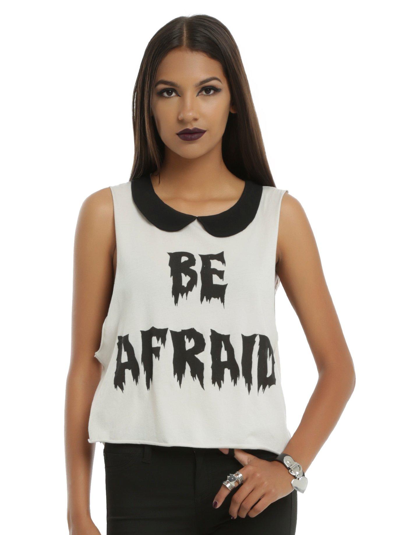 Iron Fist x Ash Costello Bat Royalty Be Afraid Girls Tank Top, WHITE, hi-res