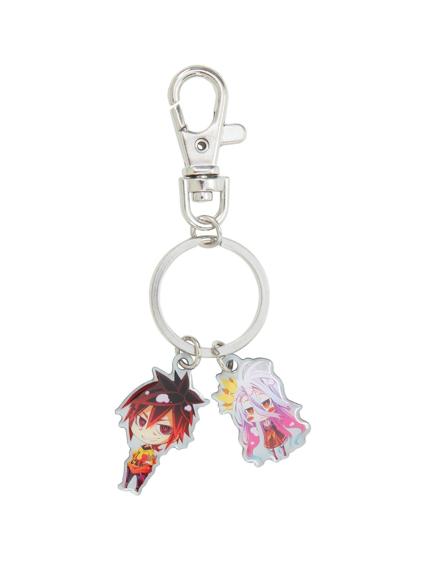 No Game No Life Sora & Shiro Key Chain, , hi-res