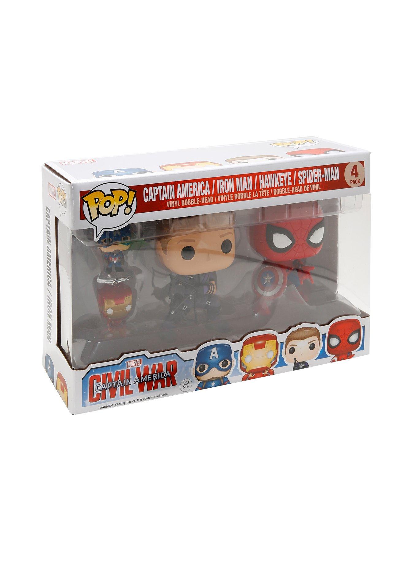 Funko Marvel Captain America: Civil War Collectible Vinyl Figure 4 Pack, , hi-res