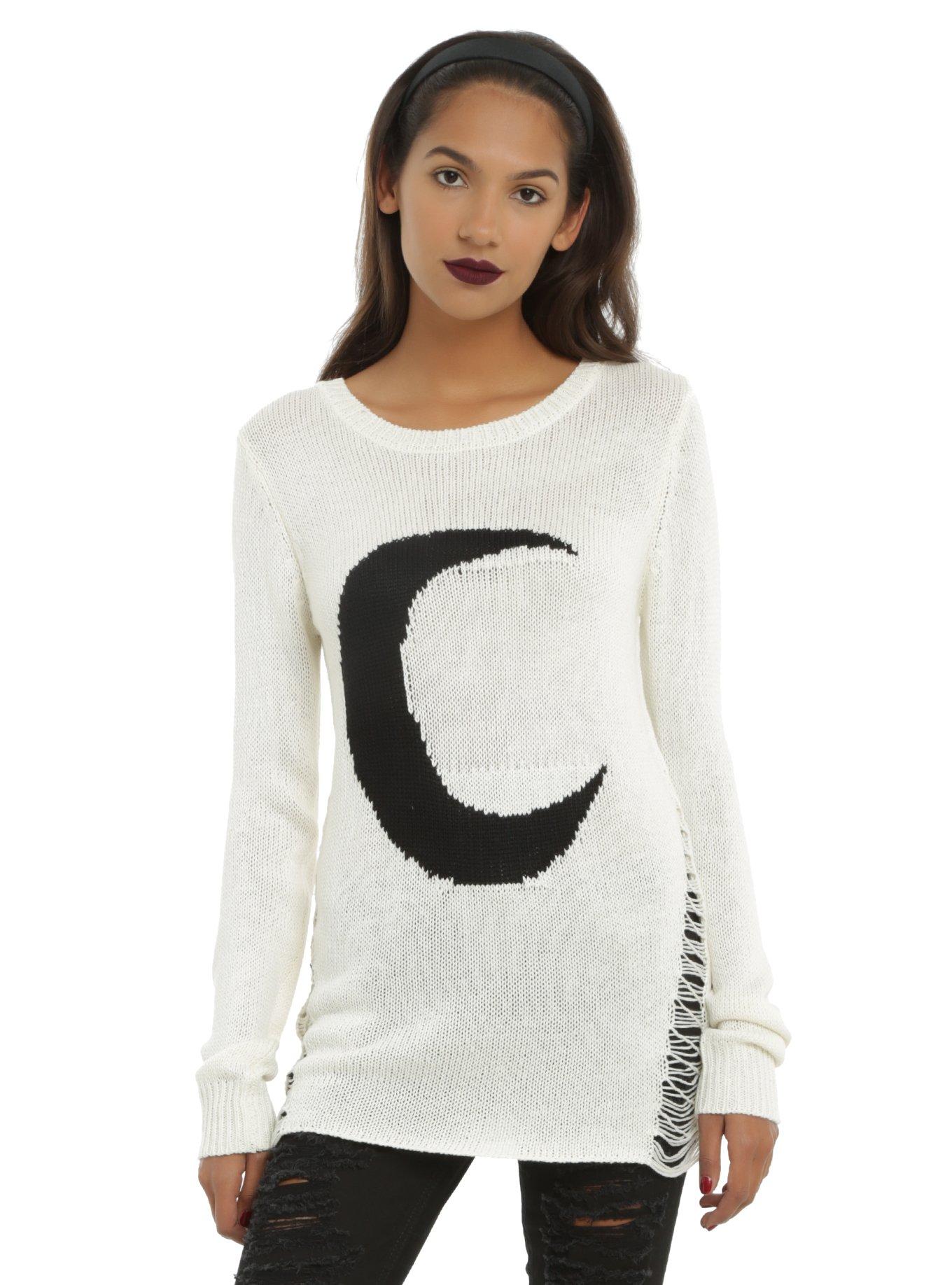 Crescent moon hot sale sweater