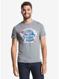 Retro Brand Pabst Blue Ribbon Distressed Logo T-Shirt, GREY, hi-res