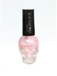 Blackheart Beauty Baby Pink & White Splatter Nail Polish, , hi-res