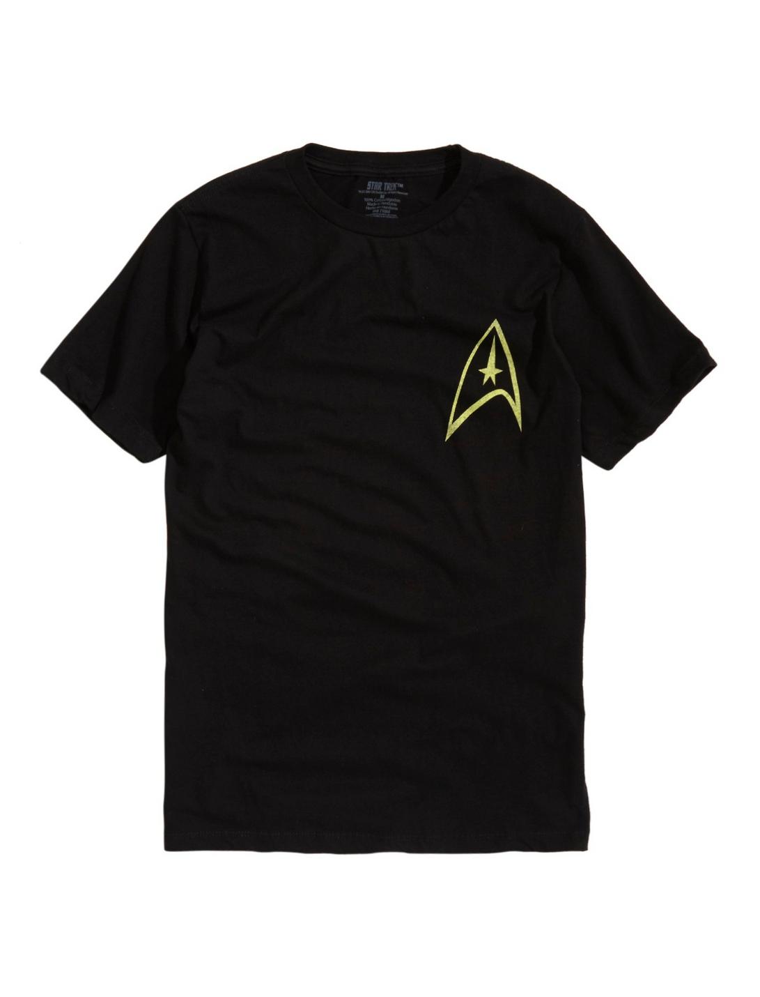 Star Trek Starfleet Logo T-Shirt, BLACK, hi-res