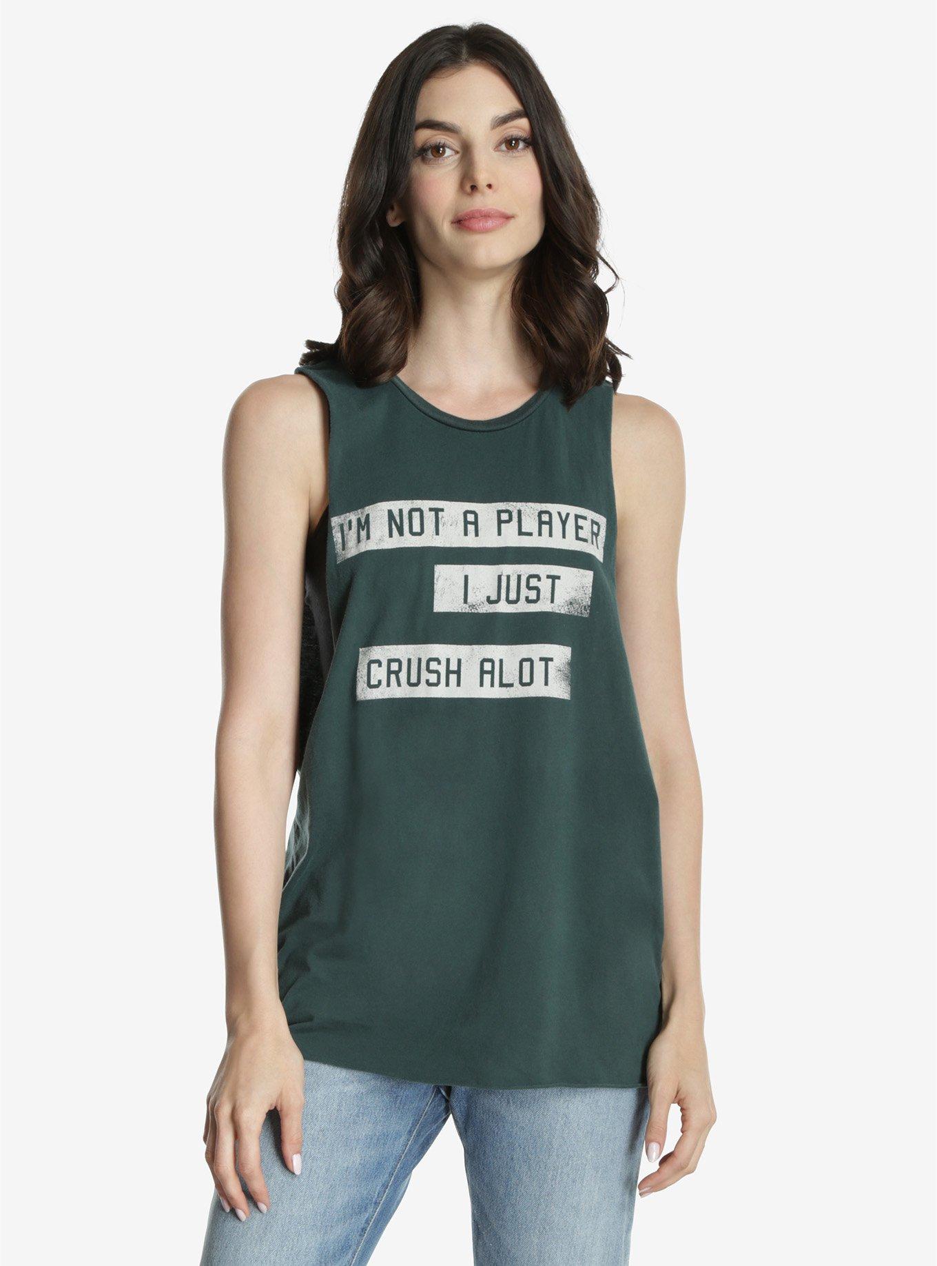 Big Pun Still Not A Player Womens Muscle Top, NAVY, hi-res