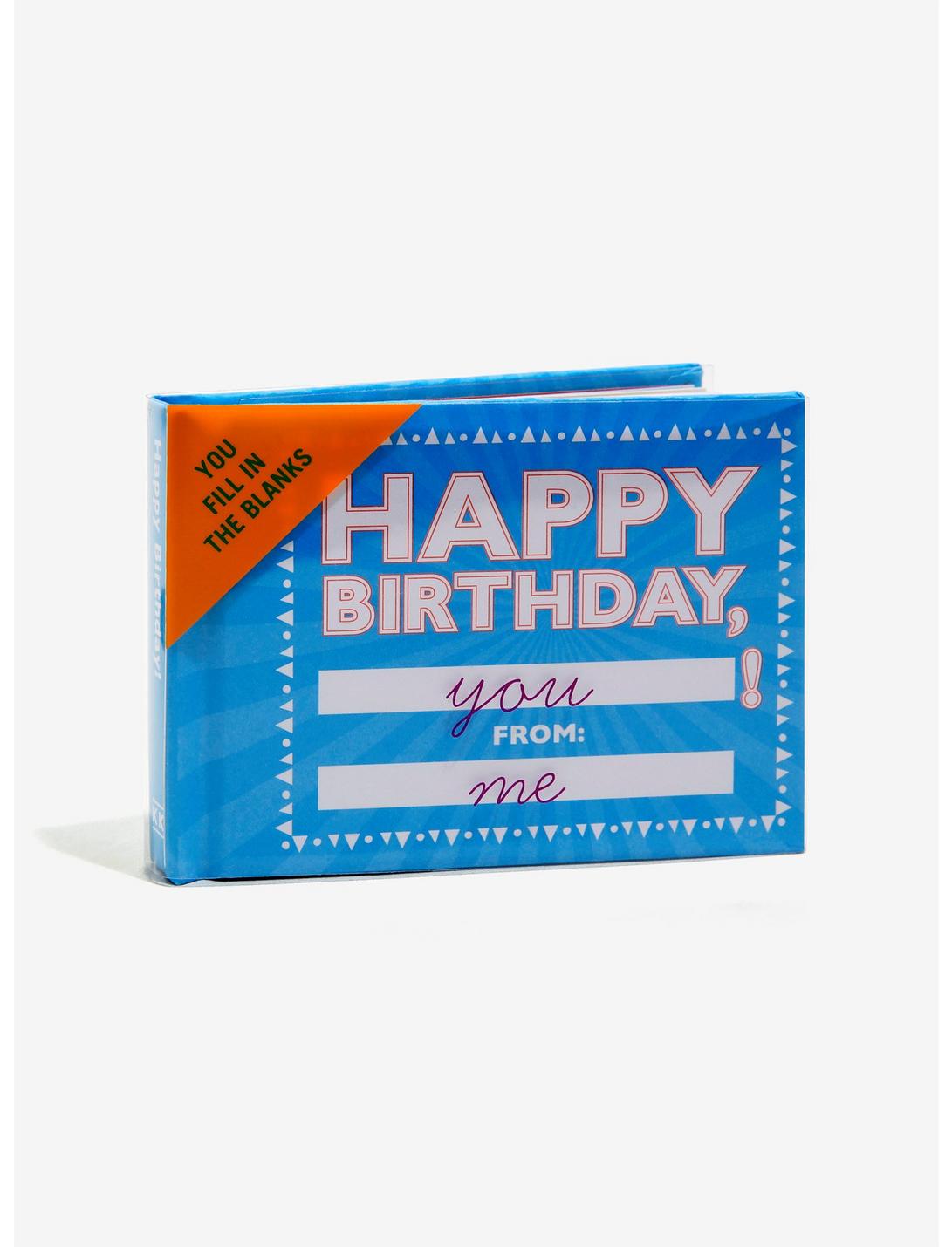Happy Birthday Fill-In-The Blanks Book, , hi-res