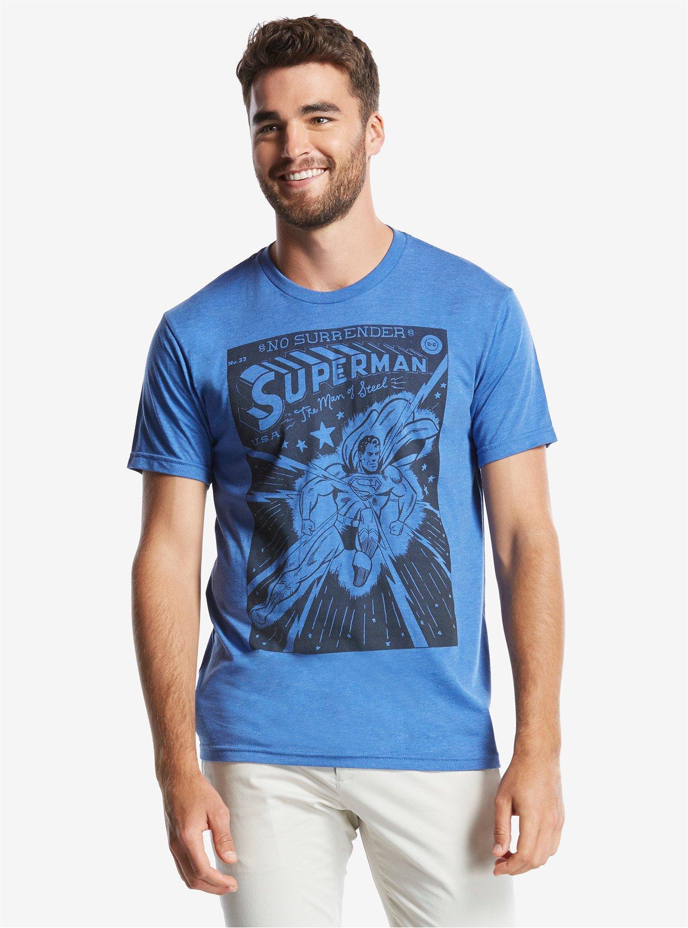 DC Comics Superman Vintage Cover T-Shirt, BLUE, hi-res