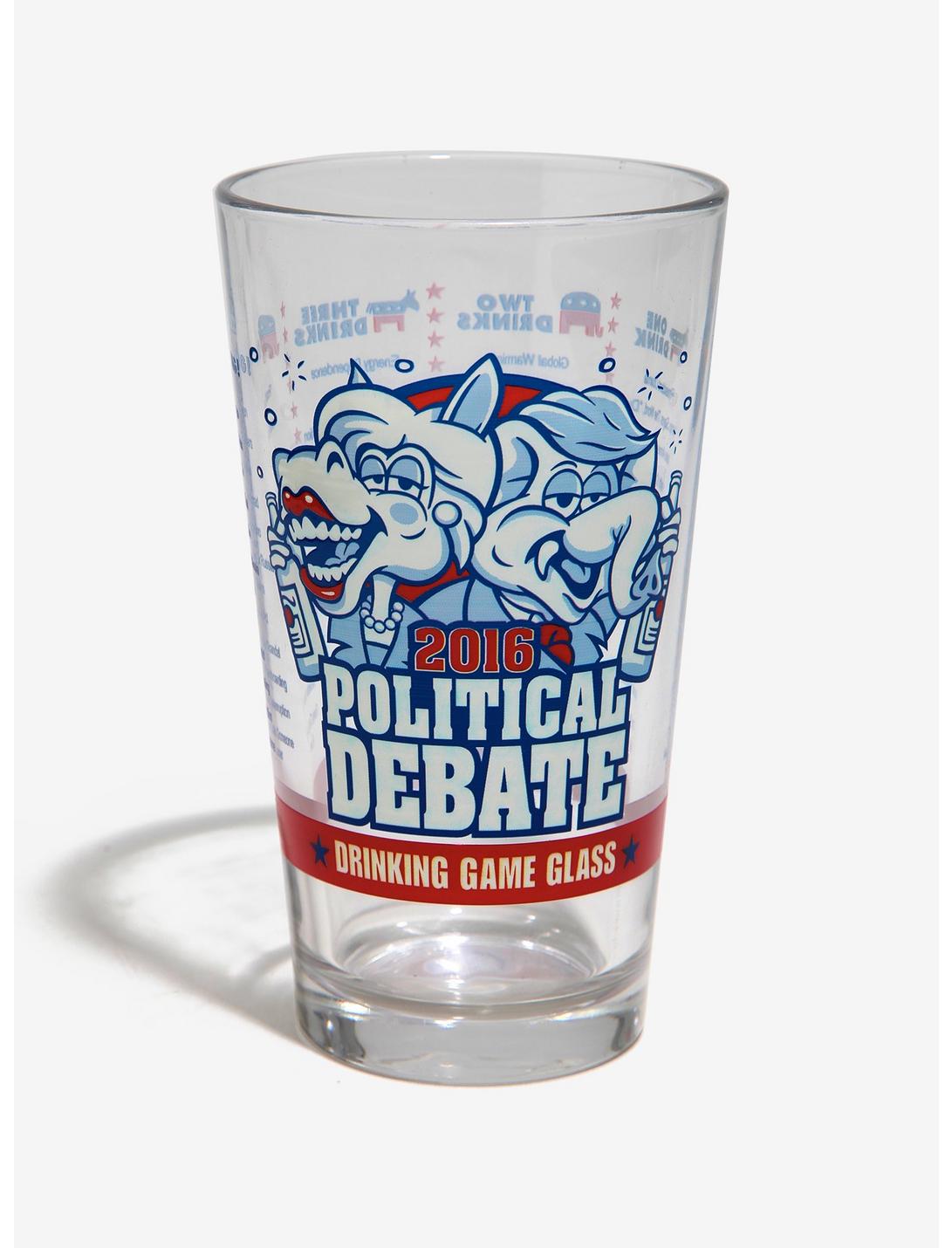 2016 Political Debate Pint Glass, , hi-res