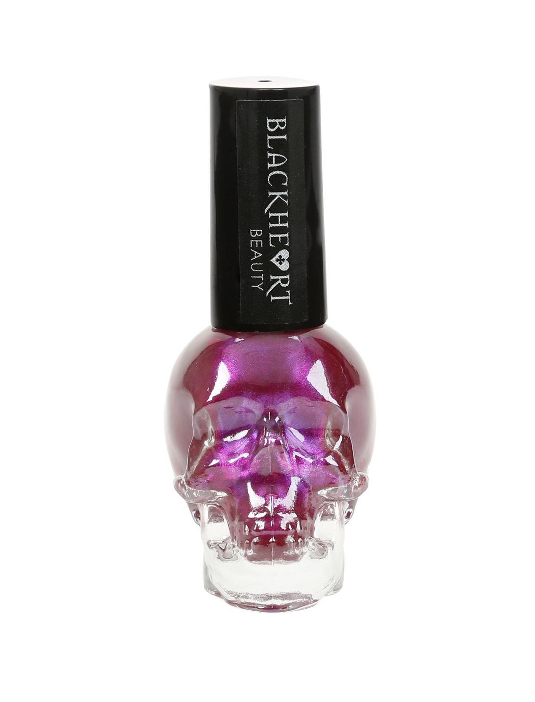 Blackheart Beauty Purple Shine Nail Polish, , hi-res