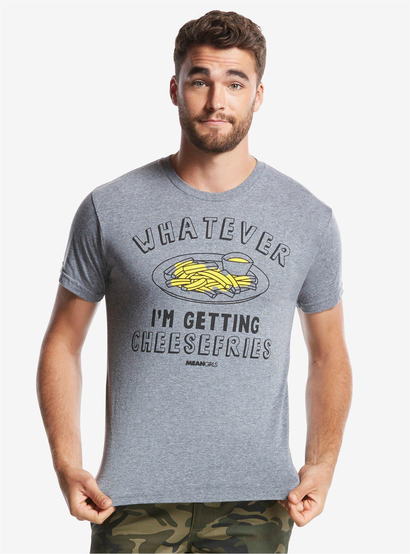 Mean Girls Cheese Fries T-Shirt, GREY, hi-res
