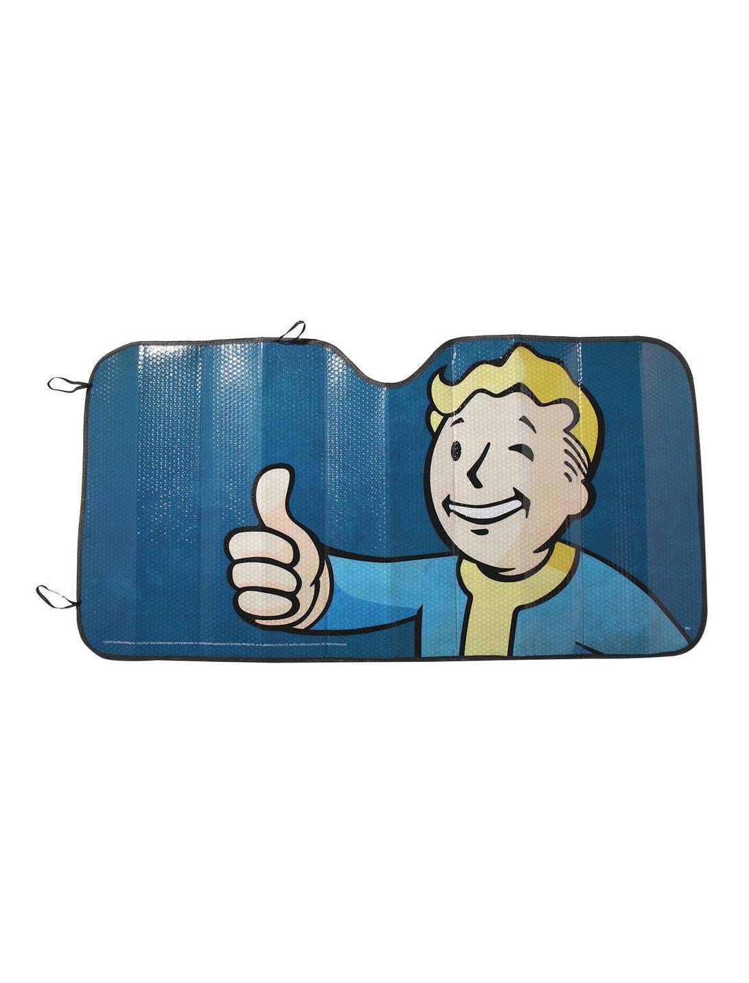 Fallout Vault Boy Accordion Sunshade, , hi-res