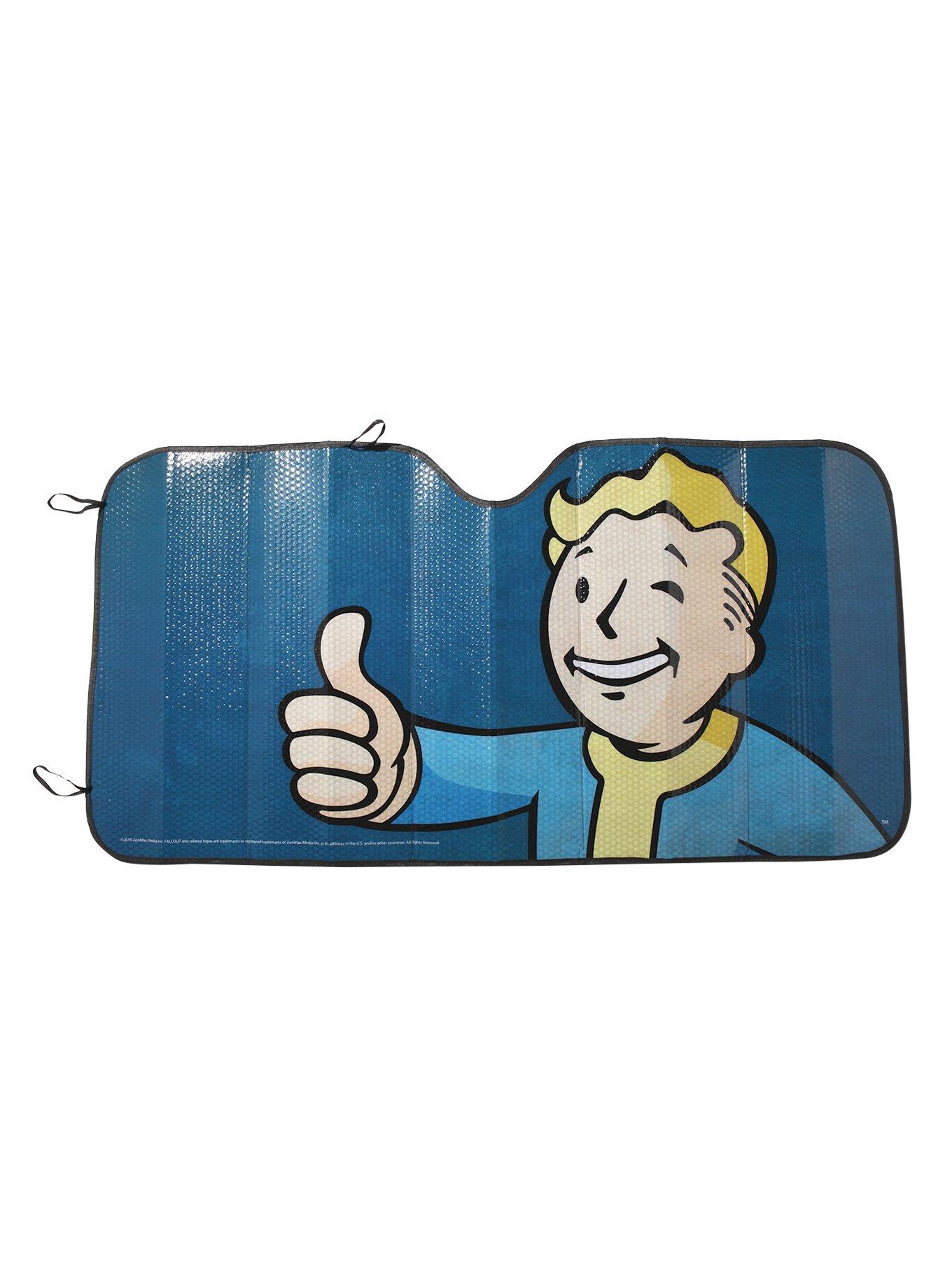Fallout Vault Boy Accordion Sunshade, , hi-res