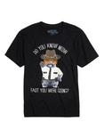 Cat Enforcement T-Shirt, BLACK, hi-res