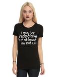 May Be Indecisive Girls T-Shirt, BLACK, hi-res