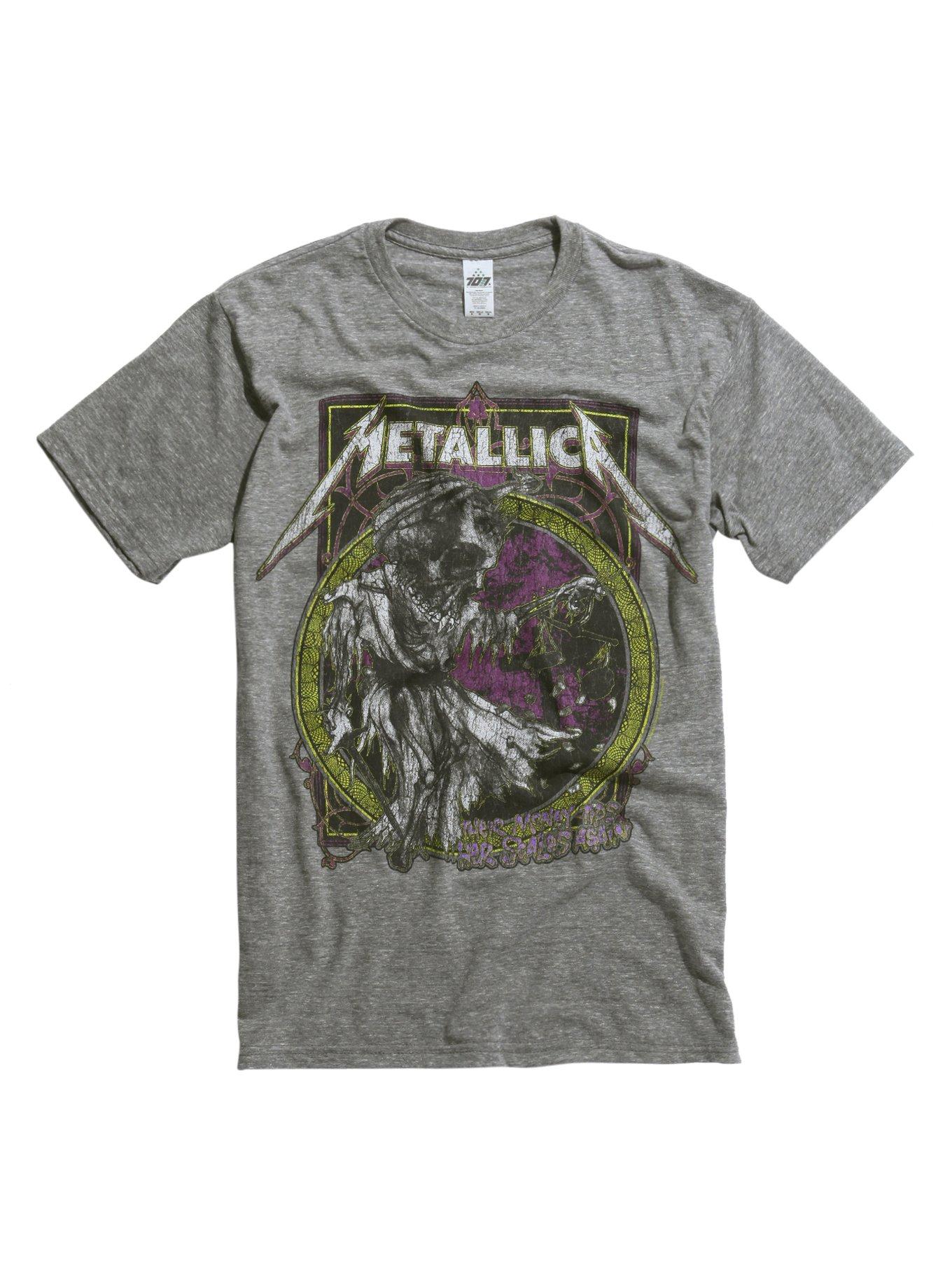 Metallica Their Money Tips Her Scales Again T-Shirt | Hot Topic