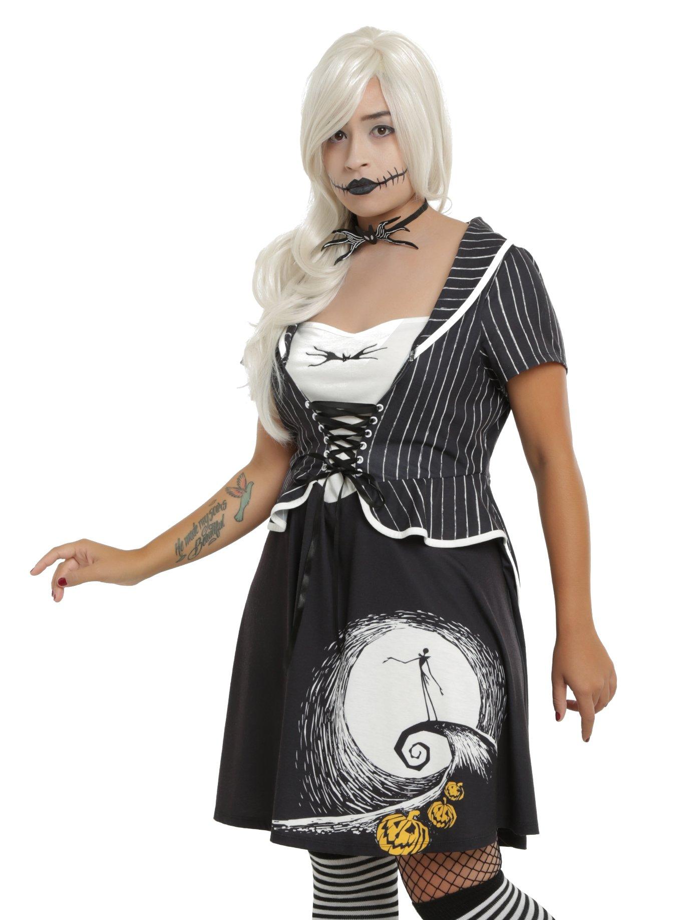 The Nightmare Before Christmas Jack Skellington Moon Dress Plus Size