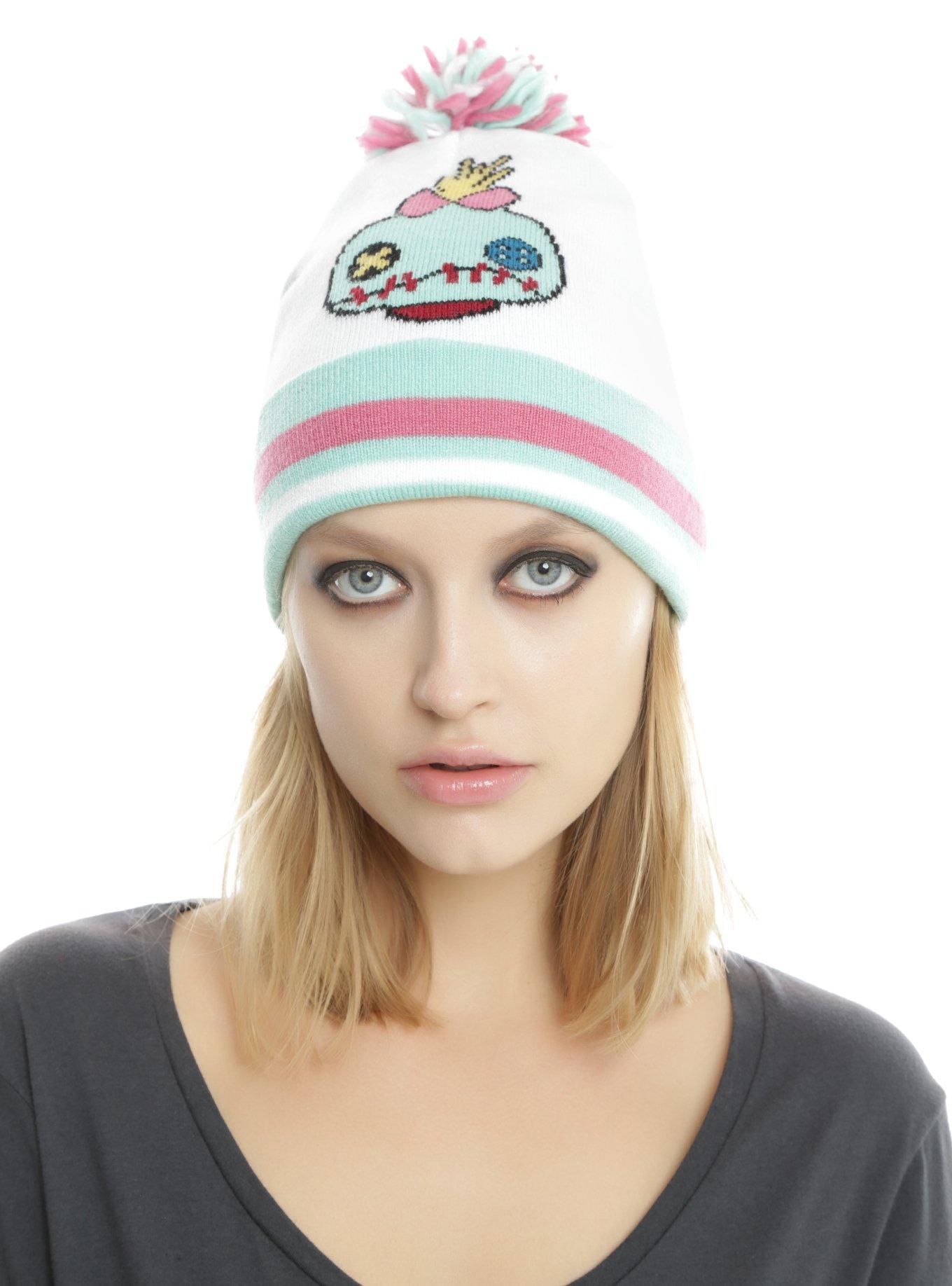 Disney Lilo & Stitch Scrump Varsity Pom Beanie, , hi-res