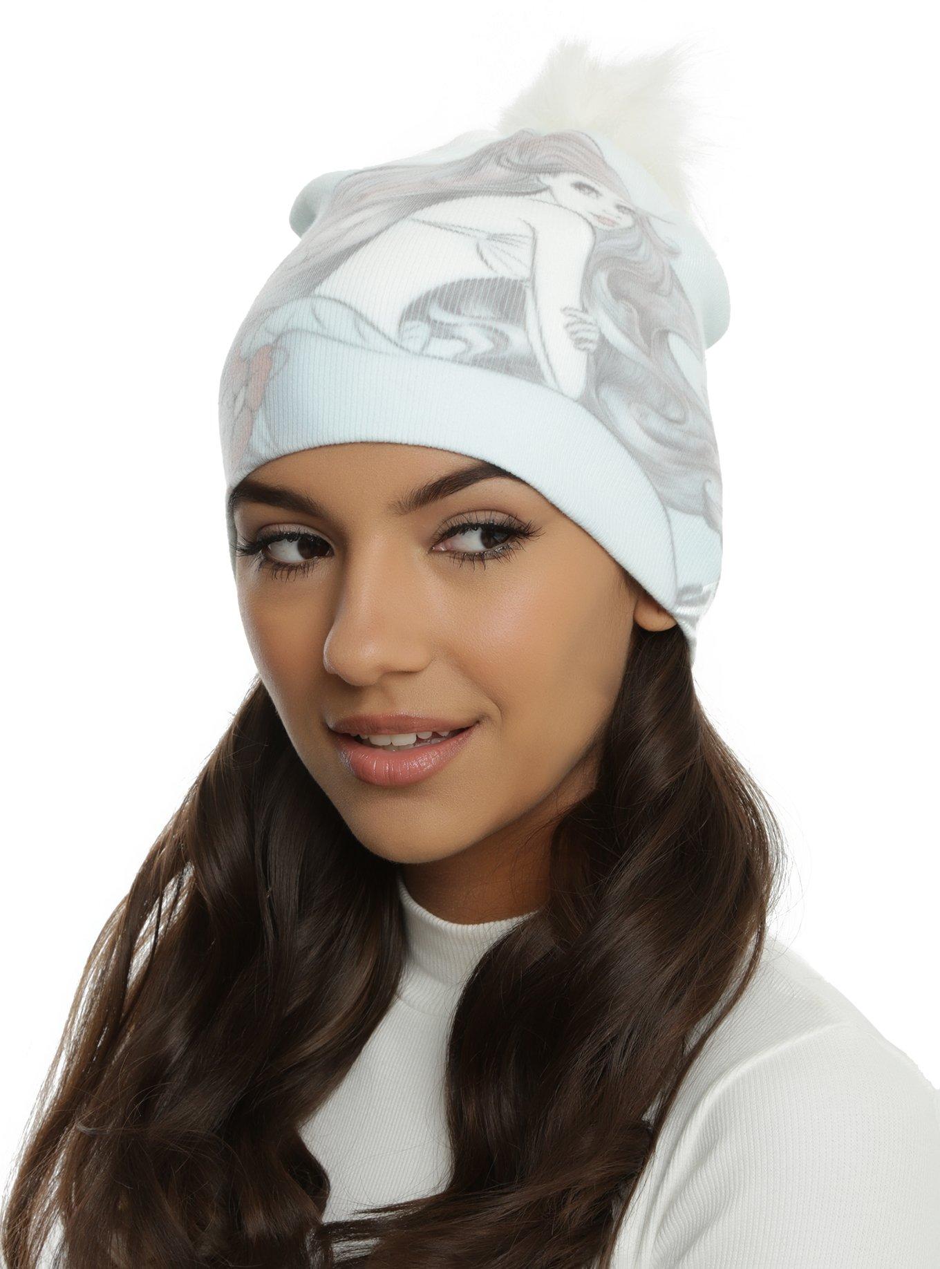 Disney The Little Mermaid Ariel Pom Beanie, , hi-res