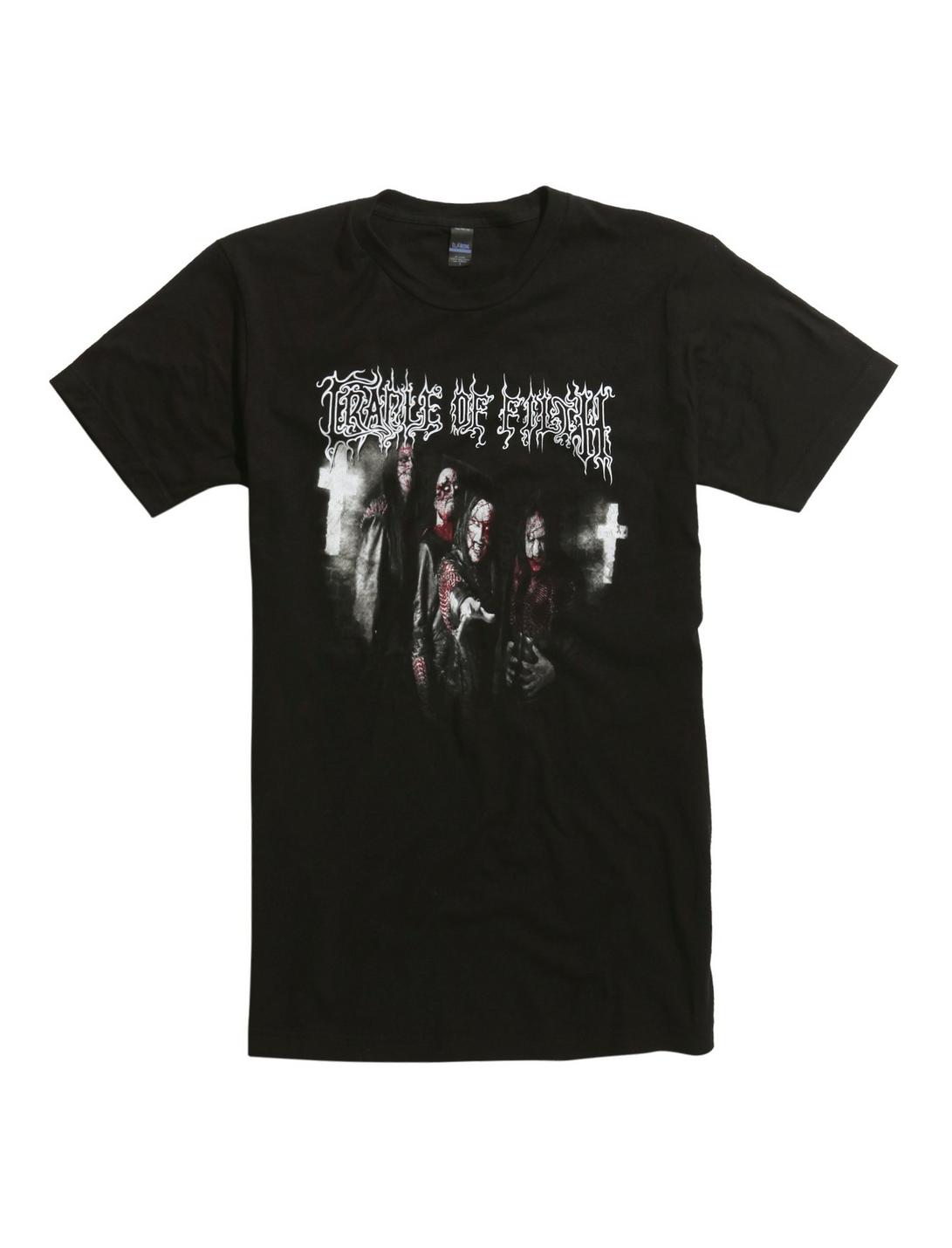 Cradle Of Filth Band Photo T-Shirt, BLACK, hi-res