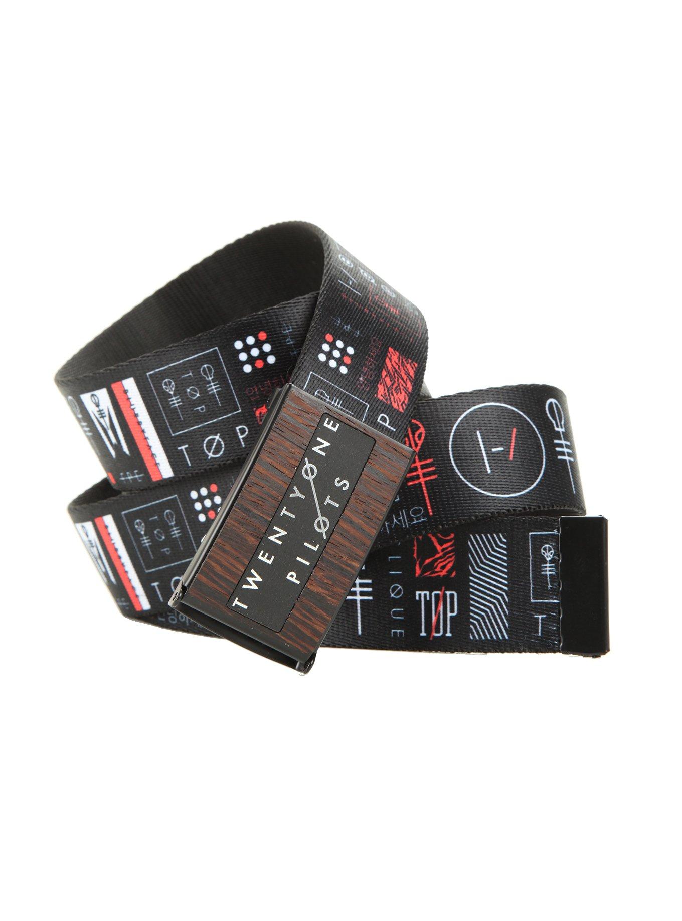 Twenty One Pilots Wooden Buckle Belt, , hi-res