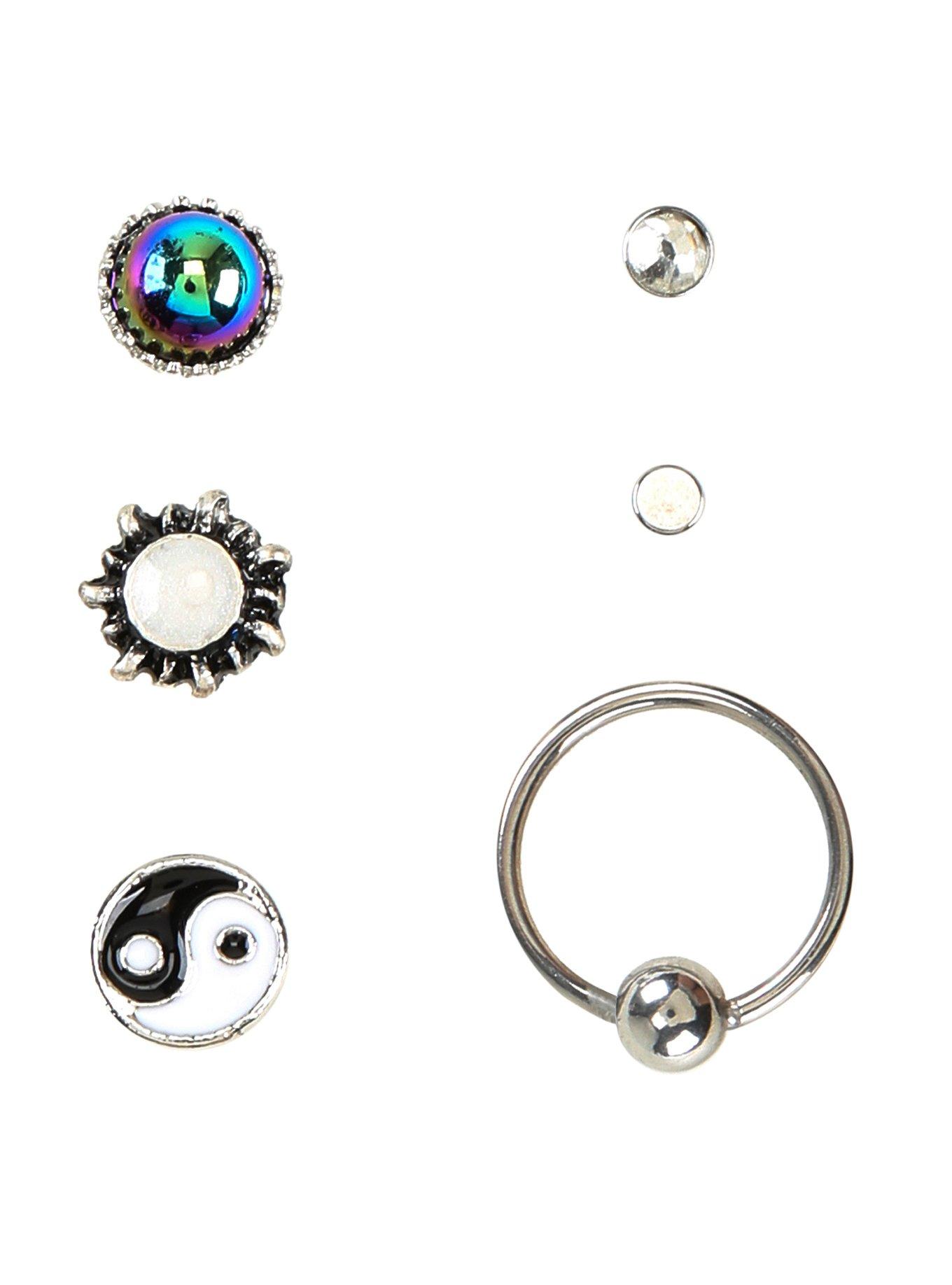 Yin yang sales nose stud