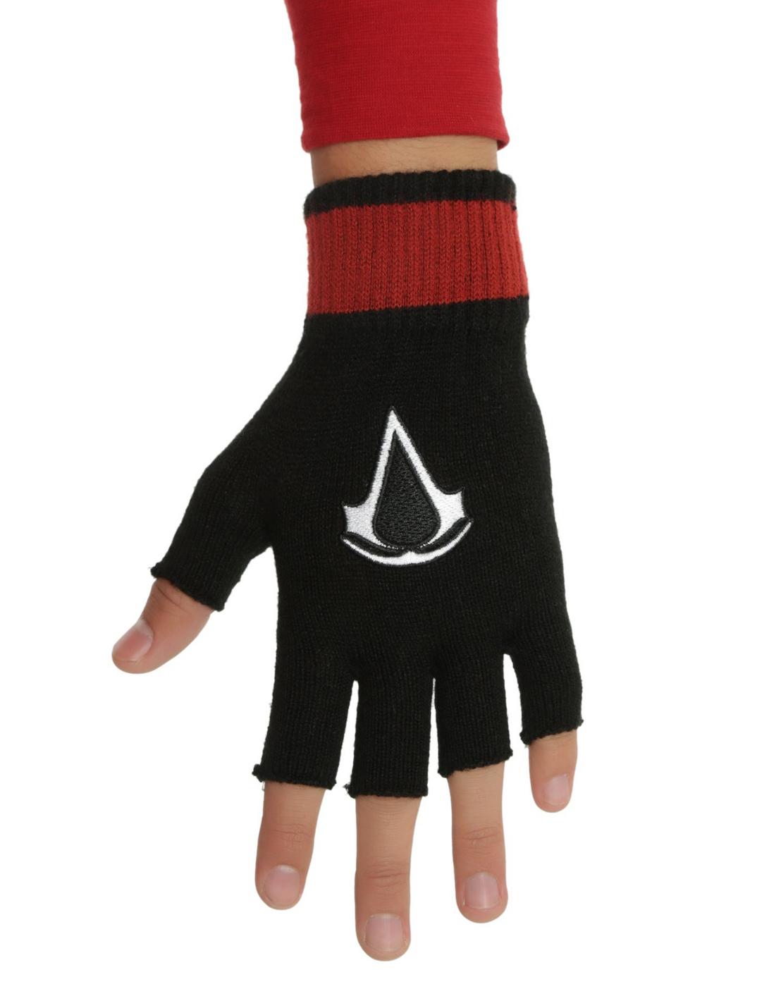 Assassin's Creed Logo Fingerless Gloves, , hi-res
