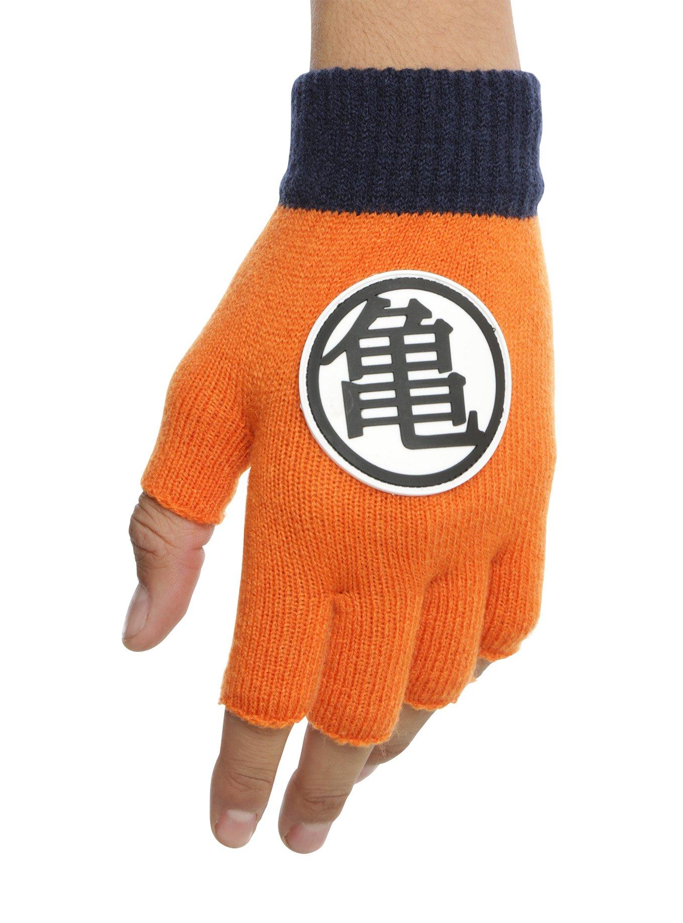 Dragon Ball Z Kame Symbol Fingerless Gloves Hot Topic