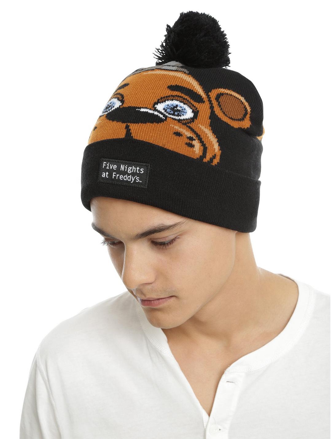Five Nights At Freddy's Freddy Character Pom Beanie, , hi-res
