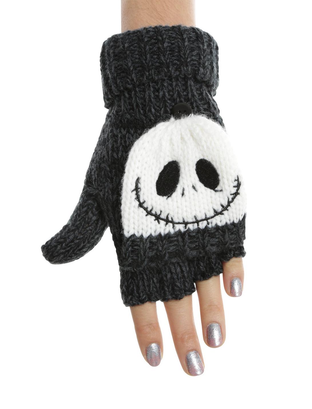 The Nightmare Before Christmas Convertible Gloves, , hi-res