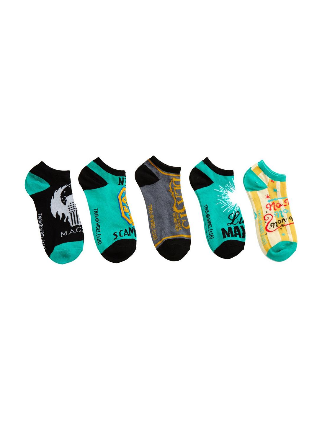 Fantastic Beasts And Where To Find Them No-Show Socks 5 Pair, , hi-res