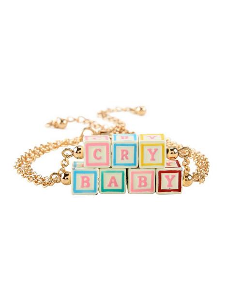 Melanie Martinez Cry Baby Blocks Bracelet Set | Hot Topic