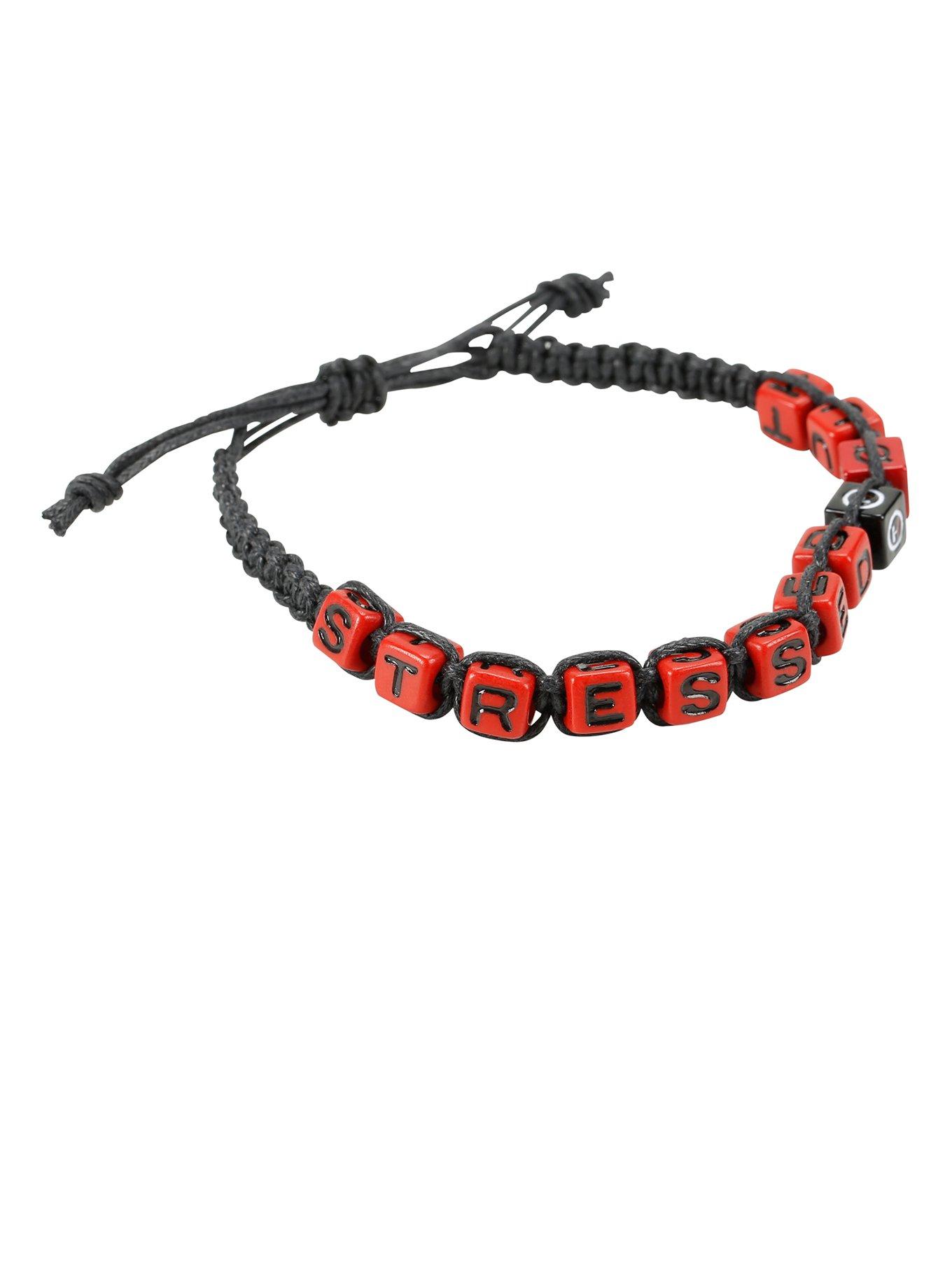 Twenty One Pilots Stressed Out Block Bracelet, , hi-res