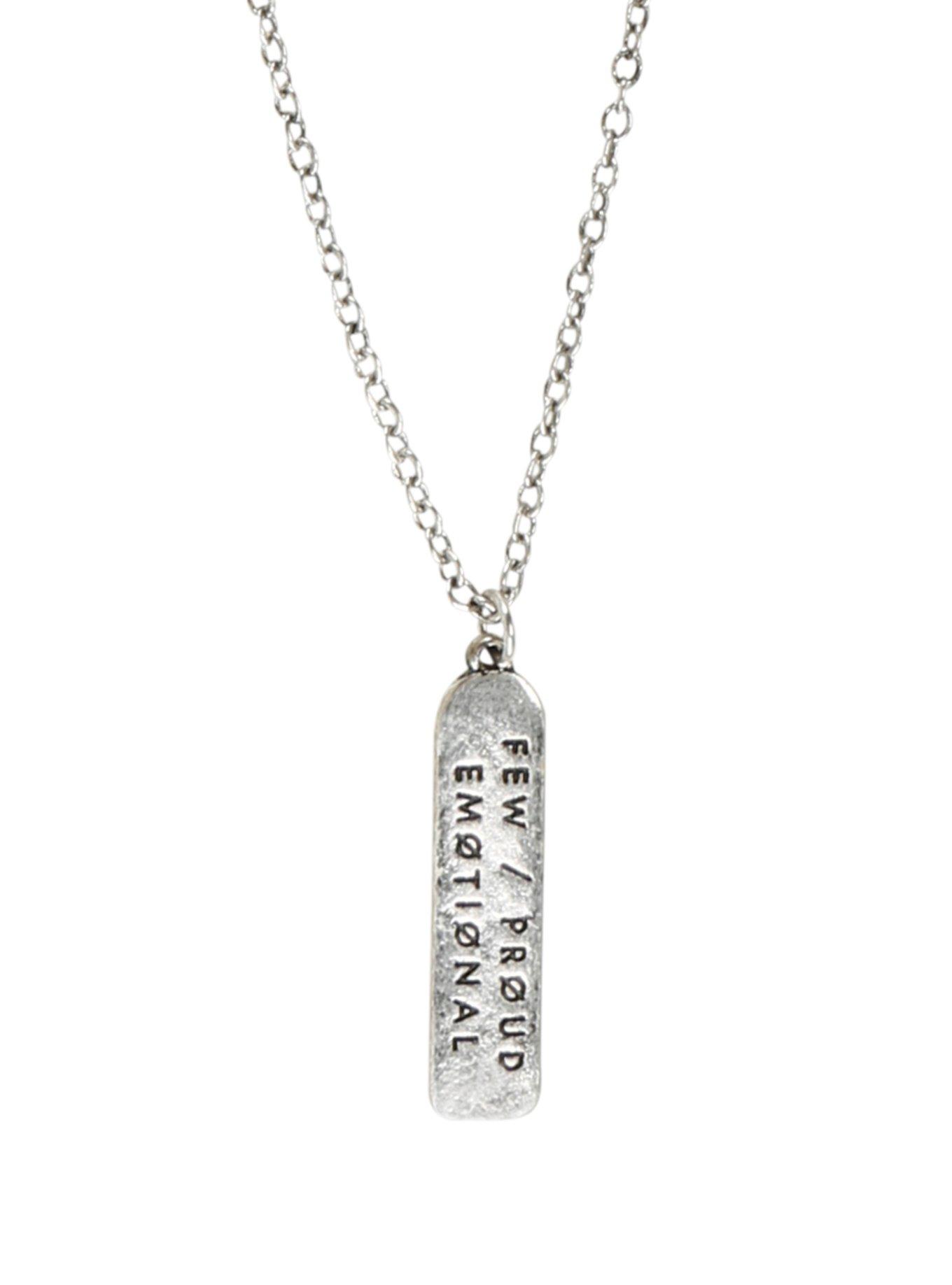 Twenty One Pilots Few Proud Emotional Necklace, , hi-res