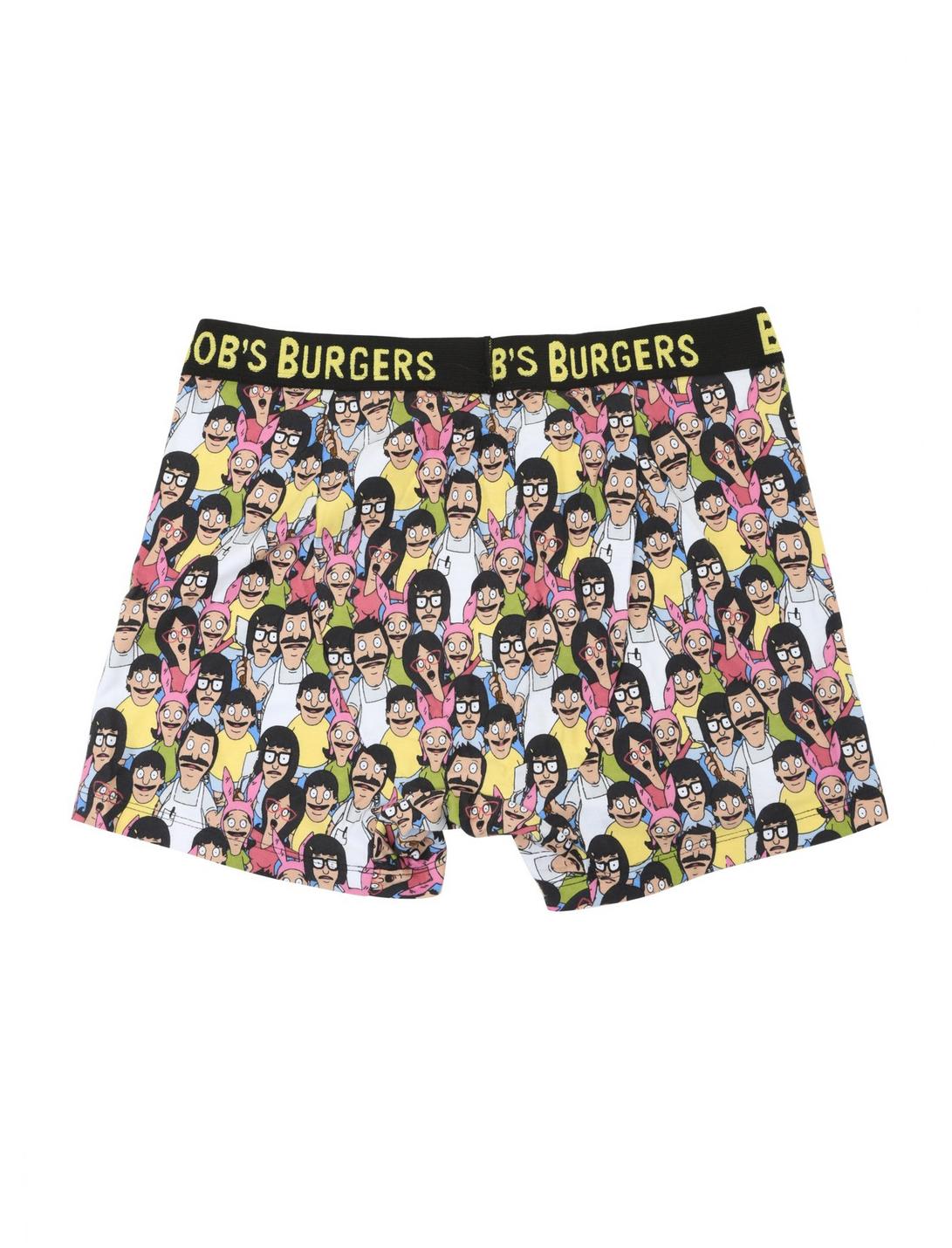 Bob's Burgers Boxer Briefs, BLACK, hi-res