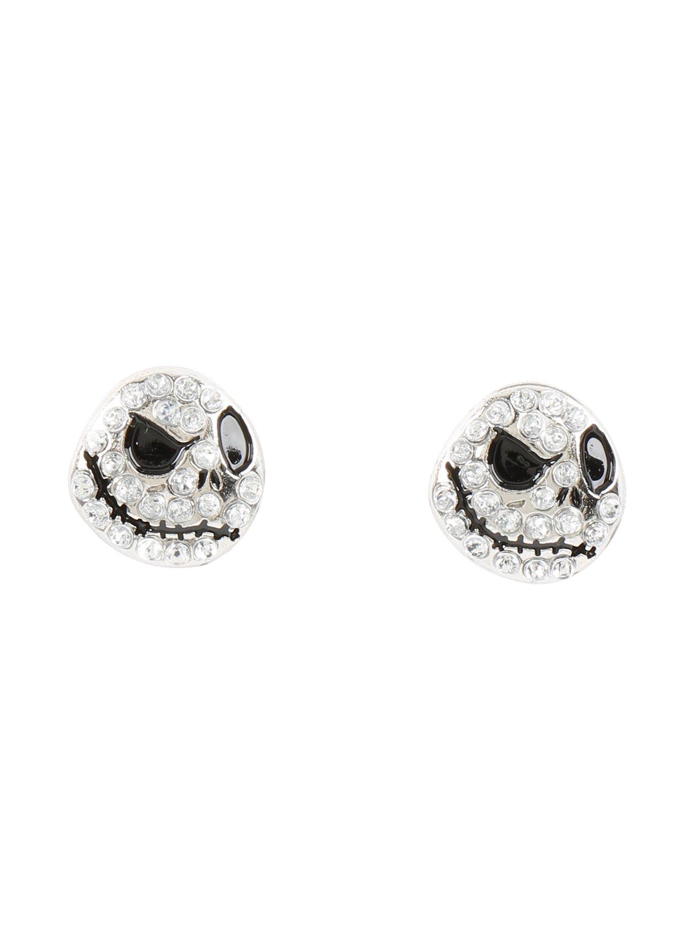 The Nightmare Before Christmas Jack Bling Earrings, , hi-res