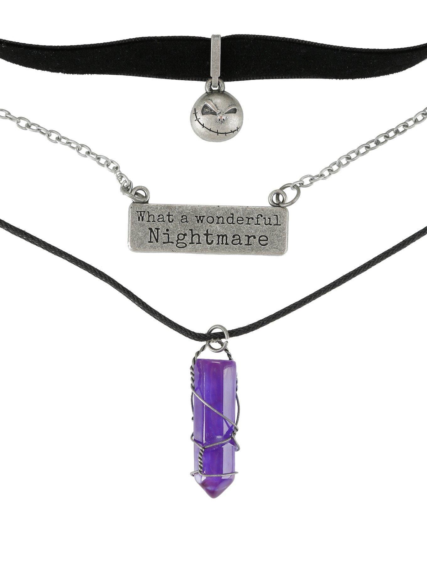 The Nightmare Before Christmas Wonderful Nightmare Choker & Necklace Set, , hi-res